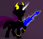  ahab&#039;s_crosshairs ancestors broken_source crossover inexact_source my_little_pony mylittlehomestuck orphaner_dualscar ponified solo 