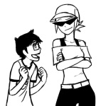  2011 age_discrepancy bro brotherlover grayscale john_egbert mitbix rule63 shipping sis starter_outfit 
