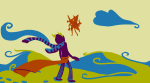 2011 back_angle breath_aspect calamityjane eridan_ampora godtier land_of_sand_and_zephyr limited_palette non_canon_design page scarf tavros_nitram 