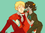  coolkids dave_strider glassesswap red_plush_puppet_tux redrom shipping terezi_pyrope ybee 
