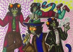  2025 alexabraixen art_dump fashion fish fullres glasses_added hat monocle nepeta_leijon no_hat pipe solo suit text 