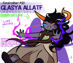  2025 aspect_powers body_modification fantroll fullres godtier iceflower99 jaggy_lines language:alternian life_aspect psionics solo sylph text translated 