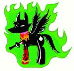  bec_noir blood crossover impalement jack_noir my_little_pony ponies solo source_needed sourcing_attempted 