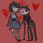  2012 aranea_serket dancestors fullres gillfronds heart holding_hands meenah_peixes redrom shipping starter_outfit togekissies 