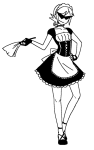  2011 bro grayscale mitbix no_hat rule63 saucy_maid_outfit sis solo 