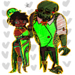 2013 alternate_hair artificial_limb au barefoot blush body_modification escl-ert fanfic_art fashion formal fullres heart jane_crocker jewelry lord_english shipping suit sweet_tooth the_time_lord's_wife