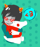  heart hug legislacerator_suit pyralspite scalemates solo source_needed sourcing_attempted terezi_pyrope word_balloon 