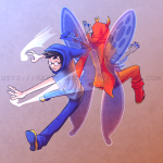 aspect_powers back_to_back breath_aspect godtier heir john_egbert midair raptorbane thief vriska_serket