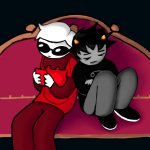 2021 couch dave_strider fullres godtier headphones karkat_vantas knight phone red_knight_district shipping shroomoss sitting starter_outfit time_aspect