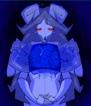 2024 aradia_megido aradiabot blood body_horror clock fullres gore highlight_color limited_palette obscenicon solo