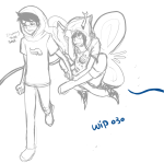  con_heir crying godtier heir highlight_color holding_hands john_egbert redrom shipping sketch source_needed sourcing_attempted thief vriska_serket wip 
