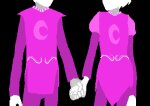 2023 dave_strider dersecest dreamself fullres head_out_of_frame holding_hands incest jaggy_lines mineralteacup redrom rose_lalonde shipping