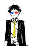  darky highlight_color sollux_captor solo suit 