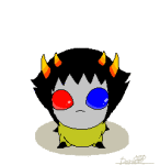  2013 animated fullres grubs jaggy_lines no_glasses q-dormir sollux_captor solo text 