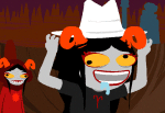  aradia_megido fedora godtier image_manipulation maid solo source_needed sourcing_attempted time_aspect wut 