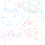  2026 art_dump blush calliope chubstuck fullres grubs host_plushie jaggy_lines lil_sebastian lineart nannasprite native_source offkilterkeys roxy_lalonde snake_wine sprite starter_outfit tavros_nitram terezi_pyrope text theme_coloring 