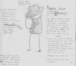  2009 fullres grayscale kyon-kun monochrome problem_sleuth problem_sleuth_(adventure) smoking solo starter_outfit text 