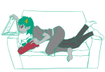  broken_source computer coolkids couch dave_strider mechanised on_stomach red_baseball_tee redrom shipping terezi_pyrope 