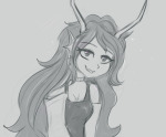 2024 body_modification cridea_jeevik fourthwing-art fullres grayscale highlight_color hiveswap sketch