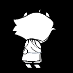  2025 animal_ears animated artist_needed back_angle flash_asset fullres grayscale homestuck:_beyond_canon jaggy_lines lineart monochrome satyrs solo sprite_mode swiss_elysi transparent 