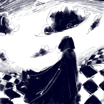  2015 alternate_calliope back_angle battlefield chubsintubs clouds fullres godtier grayscale muse solo space_aspect speculative_design 