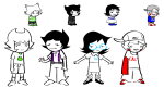  2024 bec_harley becquerel cal_strider capn_cooks fankid fullres guidestuck harlequin_doll humanized jaggy_lines jaspers jaspers_lalonde lil_cal quinn_egbert sprite_mode 