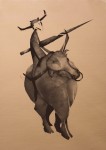  animals jousting_lance sepia solo source_needed sourcing_attempted tavros_nitram 