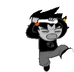  2025 animated fullres jaggy_lines karkat_vantas midair offkilterkeys sickle solo starter_outfit transparent 
