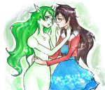  crying dress_of_eclectica jade_harley jadesprite radioactive_love redrom selfcest shipping sprite squiddlejacket xtynn 