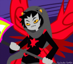  animated blood_aspect fac3ache godtier homes_smell_ya_later karkat_vantas knight non_canon_design solo source_needed 