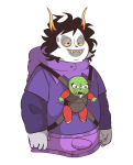  2024 babies bard caliborn carrying chubstuck codtier fullres gamzee_makara godtier rage_aspect scars tyranitarkisser 
