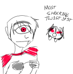  dave_strider latia red_baseball_tee sketch terezi_pyrope this_is_stupid wut 