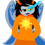  2025 crossover fullres godtier light_aspect no_glasses solo taffybiy thief undertale vriska_serket 
