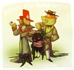 2014 bondage card cd chameleocoonj clothingswap clubs clubs_deuce felt fin fullres gun no_hat sitting text trace weapon