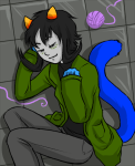  nepeta_leijon no_hat sleeping solo source_needed sourcing_attempted troll_lab yarn 