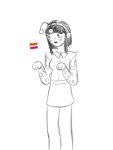  2023 dirkbian doodlebean fullres grayscale lgbt_pride sketch solo whistles 