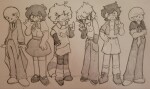  2024 alpha_kids arms_crossed blush caliborn calliope casual cherubim dirk_strider fashion fullres grayscale jake_english jane_crocker roxy&#039;s_striped_scarf roxy_lalonde starter_outfit strong_tanktop superxstarzz 