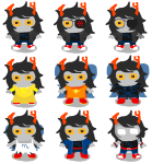  2025 ancestral_awakening artificial_limb body_modification dream_ghost dreamself eyepatch fairy_dress frigiddoctoratus fullres godtier jaggy_lines light_aspect no_glasses pir8_coat solo starter_outfit thief transparent vriska's_punk_outfit vriska_serket 