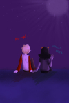 2011 akatsukicerberus back_angle coolkids dave_strider fullres holding_hands night red_baseball_tee redrom shipping stars starter_outfit terezi_pyrope text 