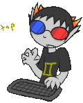  animated computer sollux_captor solo tesspieceface 