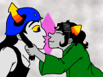 2014 aradia_megido cat_hat chastyn diamond equius_zahhak fullres glasses_added meowrails near_kiss no_glasses no_hat palerom profile shipping starter_outfit