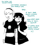  black_squiddle_dress highlight_color invalidgriffin rose_lalonde terezi_pyrope 